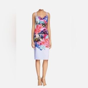 Ted Baker London  strappy sheath dress in the "Focus Bouquet" floral print
